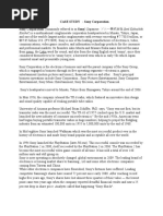 Download Case Study Sony Corporation by bahrian09 SN52739128 doc pdf