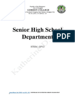 Senior High School Department: Katherine D. Yap