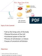 Cell- Basic Unit of Life