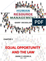 Equal Opportunity and The Law