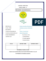 Laporan Akhir Praktikum Kimia Dasar 2 Percobaan 1 Muhibah Awaliyah 1303619004 (00001)