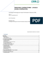 User Manual Document CIDB - Web - Contractor - MY