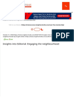 Insights Into Editorial - Engaging The Neighbourhood - INSIGHTSIAS