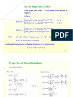 Wave Equation Solutions for Optical Fibers