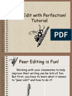 Peer Edit With Perfection! Tutorial