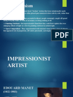 IMPRESSIONISM and POST-IMPRESSIONISM