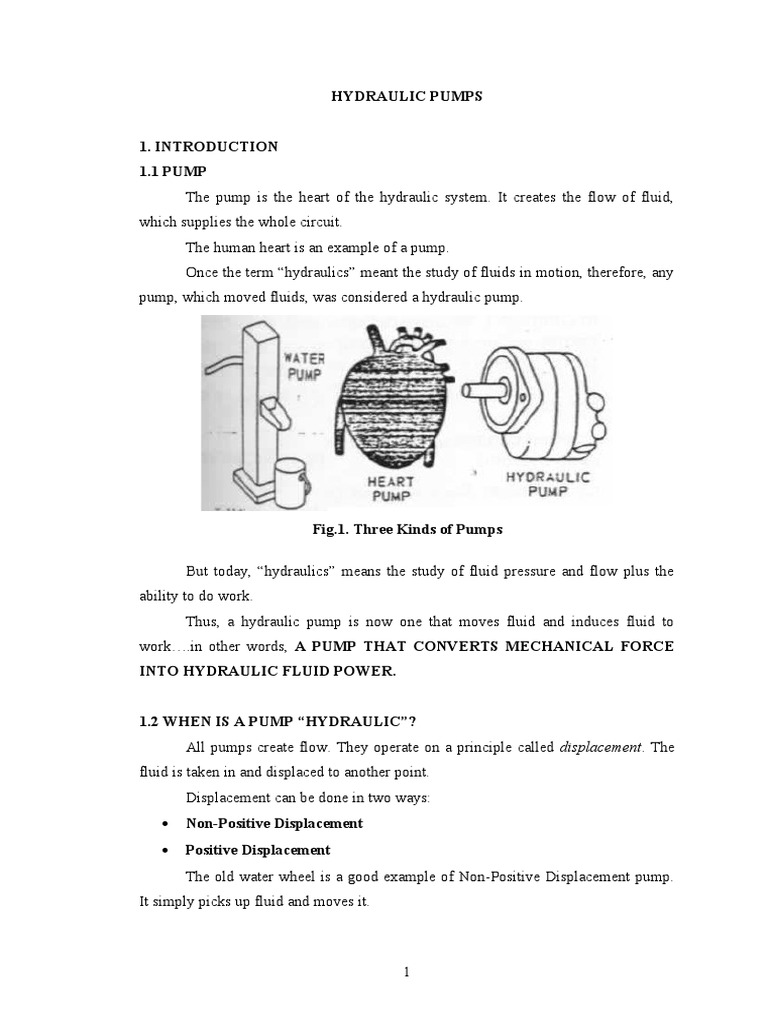 Understanding Hydraulic Pumps Types | PDF | Pump | Piston