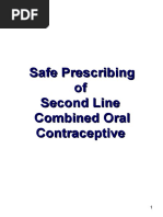 OSCE Checklist Combined Oral Contraceptive Pill COCP Counselling | PDF ...