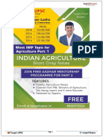 Agriculture. Target Ias