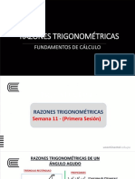 Sem 11 - Sesión 31 - Razones Trigonométricas