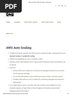 AWS Cheat Sheet - AWS Auto Scaling