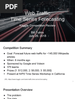 Web Traffic Time Series Forecasting: Kaggle Competition Review Bill Tubbs July 26, 2018