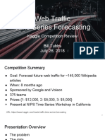 Web Traffic Time Series Forecasting: Kaggle Competition Review Bill Tubbs July 26, 2018