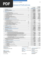 Statement Profit Loss Consolidated