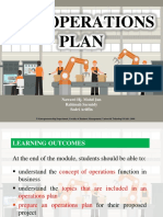 The Operations Plan: Nawawi Hj. Mohd Jan Rahimah Sarmidy Sodri Ariffin