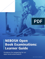 Nebosh Open Book Examinations: Learner Guide: Guidance For Preparing For An Open Book Examination