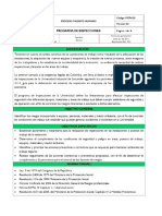 PROGRAMA DE INSPECCIONES Página 1 de 8 - PDF Descargar libre