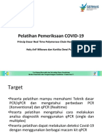 COVID-19 PCR Pelatihan Dasar