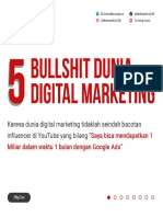 5 Bullshit Dunia Digital Marketing