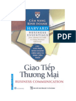 Cẩm Nang Kinh Doanh Harvard - Giao Tiếp Thương Mại