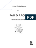 Pau D'arco Technical Data Report