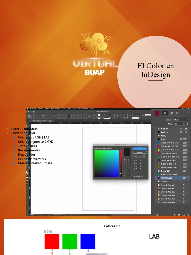 El Color en Indesign | PDF | Color | Cian