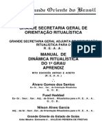 GOB - Manual de DinaÌmica RitualiÌstica do 1Âº Grau Aprendiz - REAA