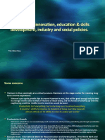 Research, Innovation, Education & Skills Development, Industry and Social Policies