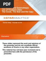 Extraction and Downstream Use of Essbase Data: The Good, The Bad and The Ugly