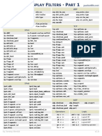 Wireshark Display Filters Cheat Sheet(2)