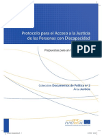 2013 Protocolo para El Acceso A La Justicia de Las Personas Con Discapacidad