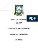 Ndola M. Oluwanifemi SS2 (ART)