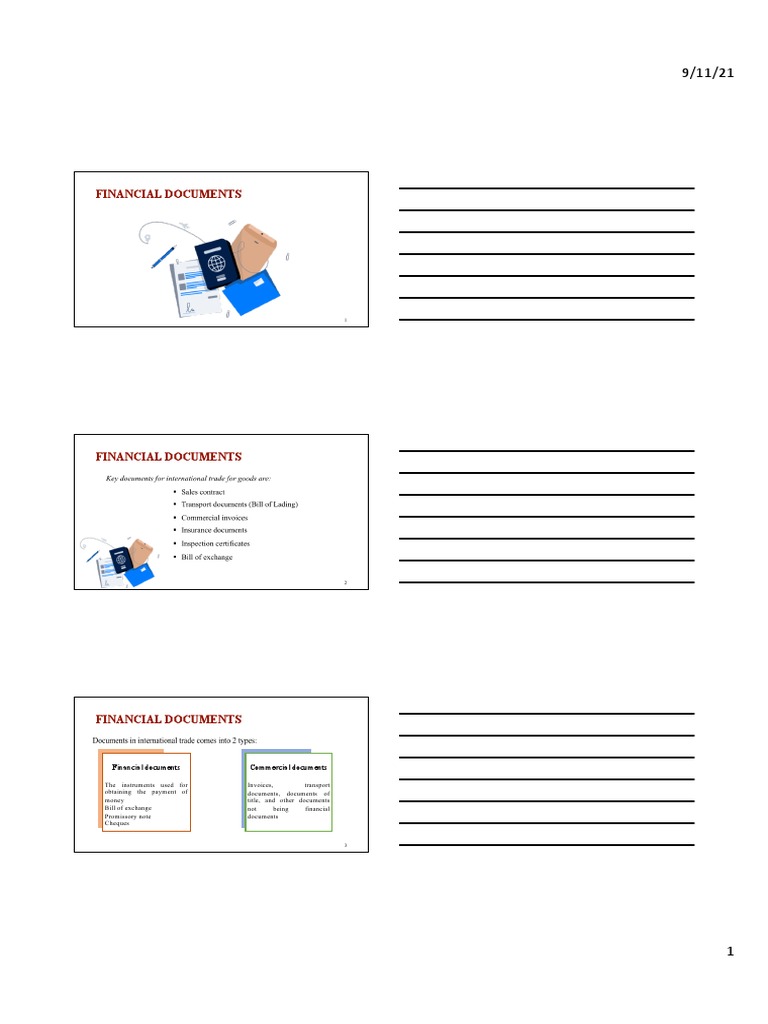 Understanding Financial Documents: B/E, P/N, Cheques | PDF | Negotiable ...