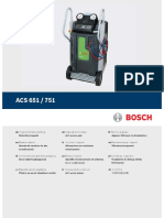 Manual Recicladora de Ar Condicionado Automotivo Acs 751 Bosch