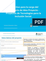 Instructivo Formulario Ip Procodas