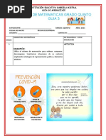 Guia 3 Matematicas Grado Quinto
