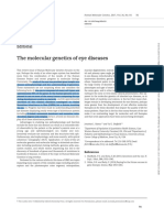 The molecular genetics of eye diseases