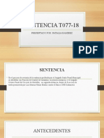 Sentencia T077-18