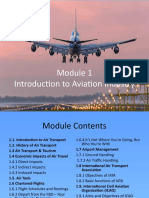 Module 1 - Introduction To Aviation Industry