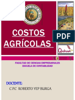 Costos agrícolas - QUÍNUA