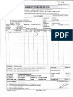 Medical Supplies Invoice