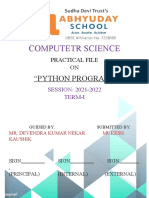 Computetr Science Fornt Page