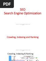 SEO Search Engine Optimization: Prepared By: Dr. Tejas Shah, Institute of Management, Nirma University