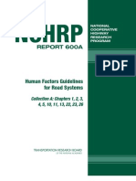 NHCRP Report 600A Human Factors Guidelines For Road Systems - 2008
