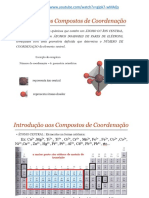 Aula 1 - Química de Coordenação e Cores