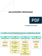 Aula 5 - Imperfeições em Sólidos - Defeitos Puntuais