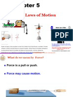 Chapter 5-1 The Laws of Motion