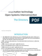 Information Technology Open Systems Interconnection: The Directory