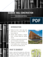 Bamboo Wall Construction