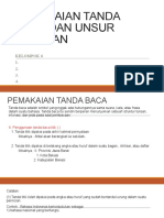 Pemakaian Tanda Baca Dan Unsur Serapan